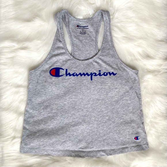 *SET* of Champion Size S Women’s Racerback Logo Tank Tops - Picture 2 of 14